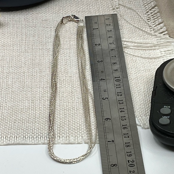 Vintage Milor Italy 925 Sterling Multi-Strand Necklace – 16" - Picture 11 of 15